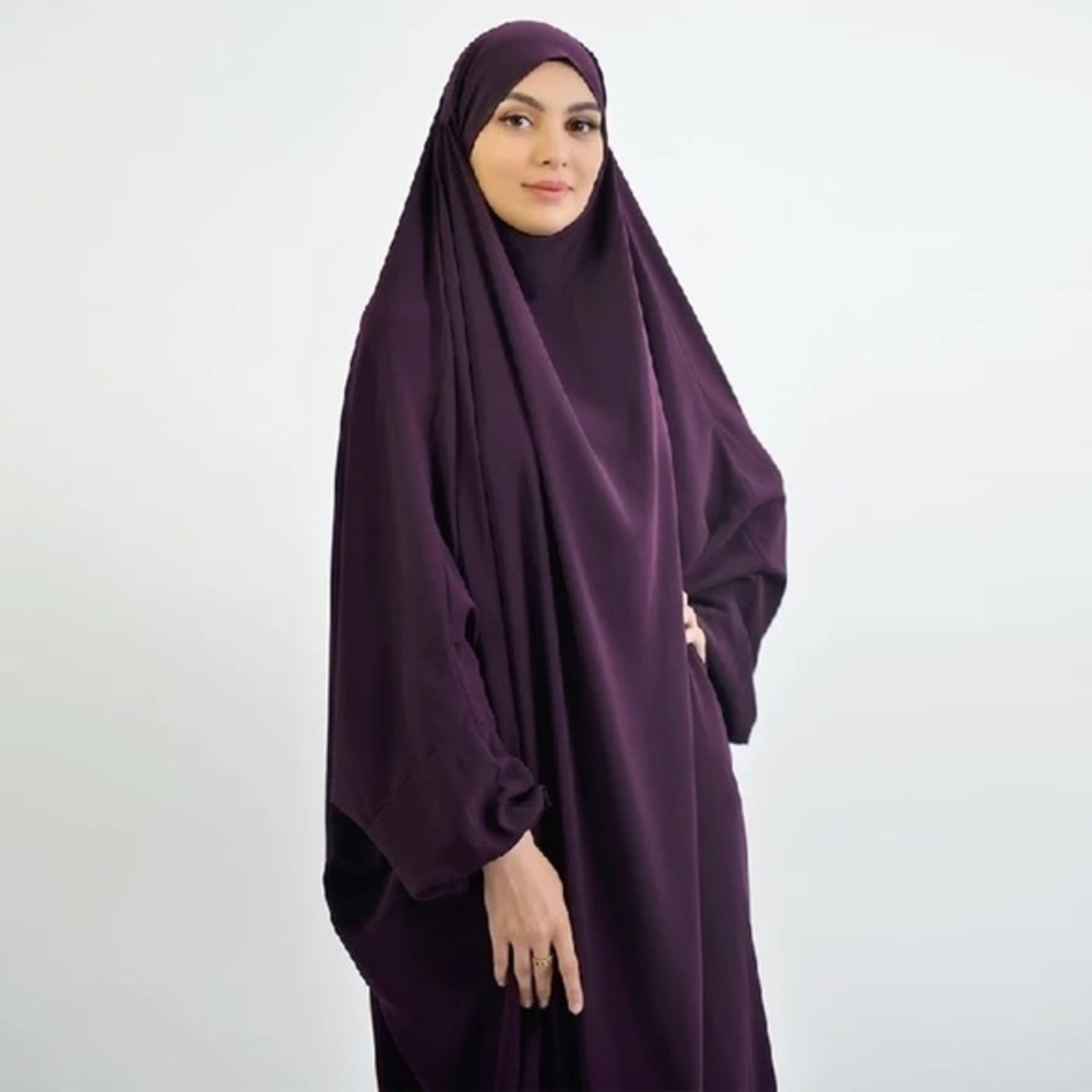 One piece overhead khimar abaya dress Muslim prayer dress Islamic